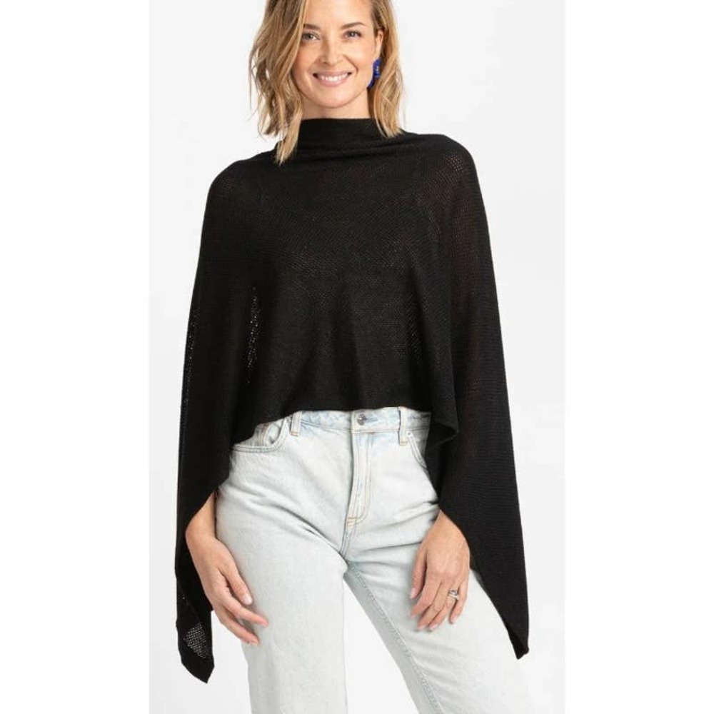 We are Amma Black Cocoon Sweater O/S